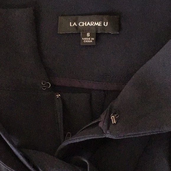 LA Charme U Paperbag Wide Leg Trouser Pants - Picture 4 of 8